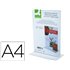 Expositor Sobremesa Q-Connect Con Forma De T Metacrilato Tamaño A4 A Dos Caras