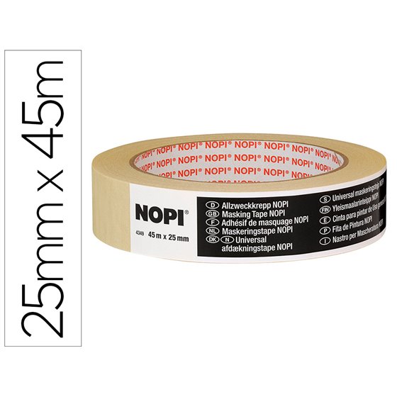 Cinta Adhesiva Tesa Para Pintar Nopi 45 Mt X 25 Mm