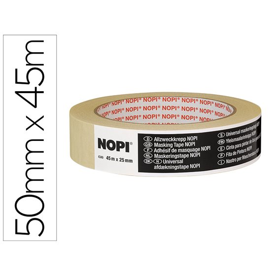 Cinta Adhesiva Tesa Para Pintar Nopi 45 Mt X 50 Mm