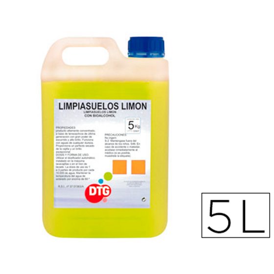 Limpiasuelos Aroma Limon Garrafa De 5 Litros