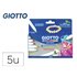 Rotulador Giotto Decor Metal Caja De 5 Rotuladores