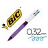 Boligrafo Bic Cuatro Colores Con Grip Colores Pastel Punta 1 Mm