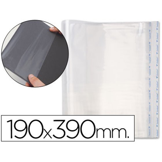 Forralibro Pp Ajustable Adhesivo 190X390Mm