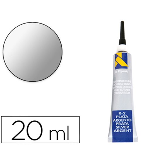 Contorno Relieve La Pajarita Plata R-2