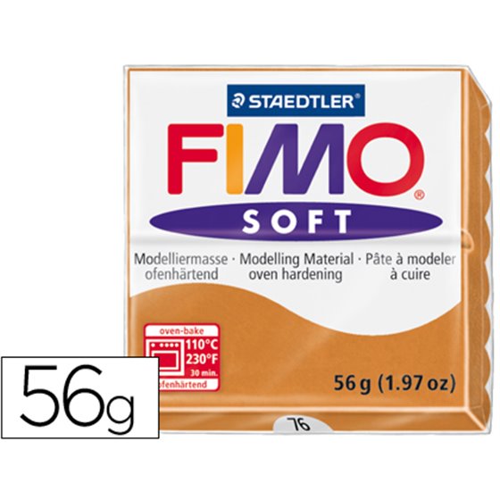 Pasta Staedtler Fimo Soft 57 Gr Color Cogñac
