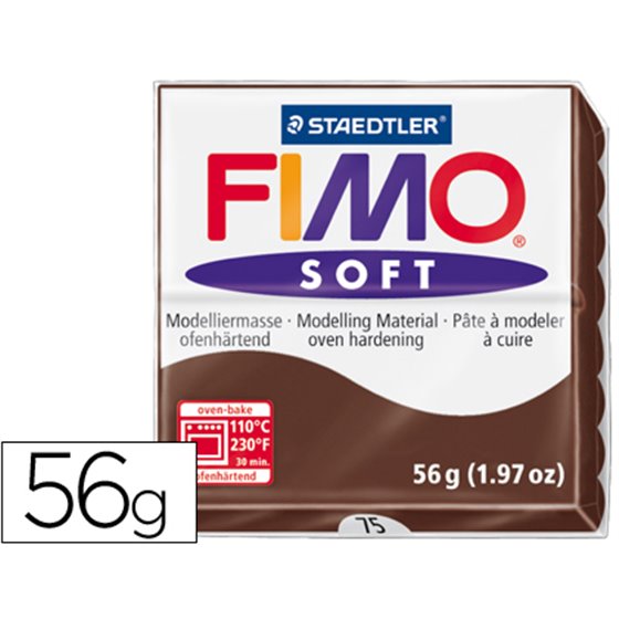 Pasta Staedtler Fimo Soft 57 Gr Color Chocolate