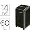 Destructora De Documentos Fellowes 225Mi Capacidad De Corte 14H Seguridad P5 Clips Grapas Tarjetas Y Cd 60 Litros