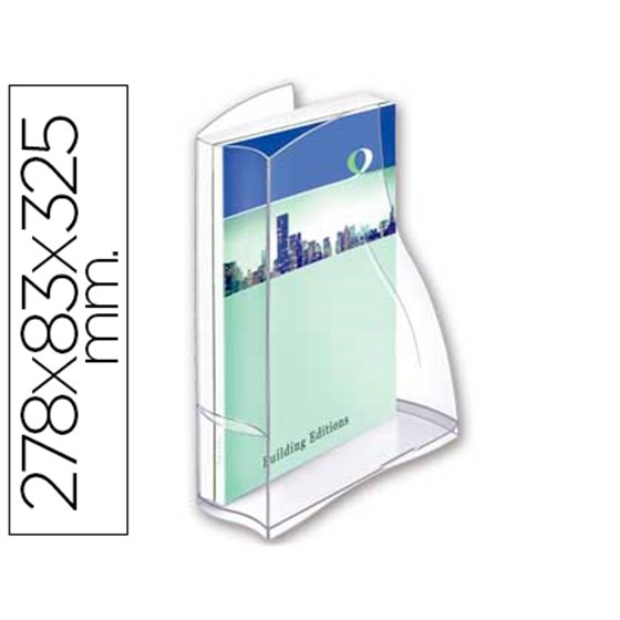 Revistero Cep Ellypse Plastico Transparente