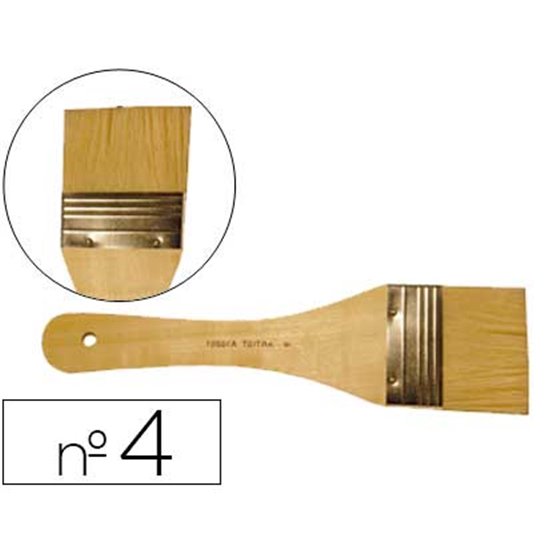 Pincel Oleo Artist De Cerda Paletina Nº 4 50 Mm