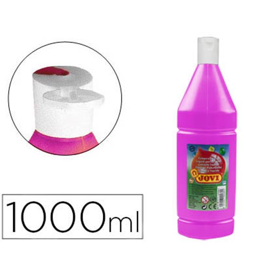 Tempera Liquida Jovi Escolar 1000 Ml Magenta