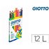Lapices De Colores Giotto Mega Tri Caja De 12 Colores Mina 5,5 Mm
