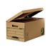 Cajon Fellowes Carton Reciclado Para Almacenamiento De Archivadores Capacidad 6 Cajas De Archivo 80 Mm