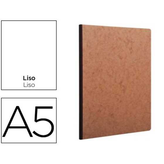 Libreta Age-Bag Tapa Cartulina Lomo Cosido Liso 96 Hojas Color Havana 148X210 Mm