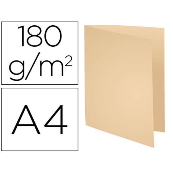 Subcarpeta Cartulina Reciclada Exacompta Din A4 Crema 170 Gr