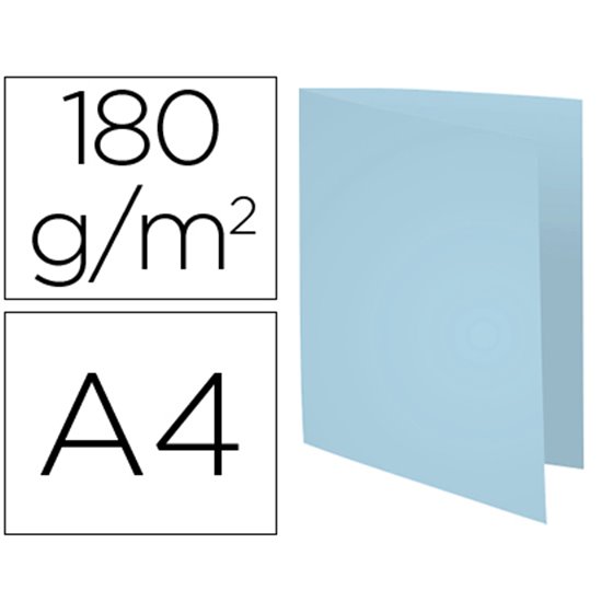 Subcarpeta Cartulina Reciclada Exacompta Din A4 Celeste 170 Gr