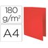 Subcarpeta Cartulina Reciclada Exacompta Din A4 Rojo 180 G/M2