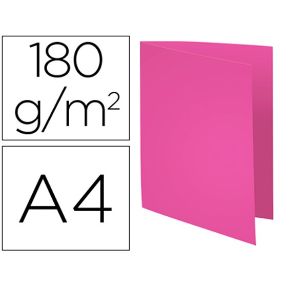 Subcarpeta Cartulina Reciclada Exacompta Din A4 Fucsia 170 Gr