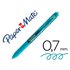Boligrafo Paper Mate Inkjoy Retractil Gel Pen Trazo 0,7 Mm Verde Azulado
