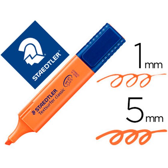 Rotulador Staedtler Textsurfer Classic 364 Fluorescente Naranja