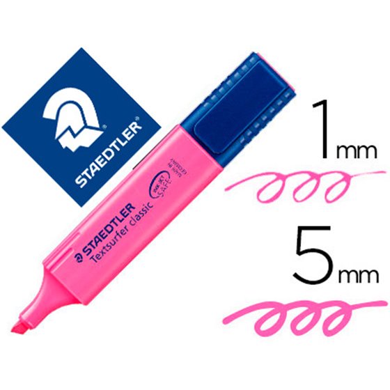 Rotulador Staedtler Textsurfer Classic 364 Fluorescente Rosa