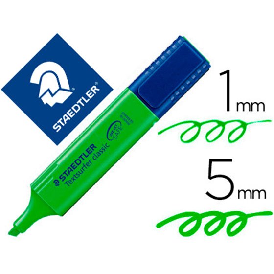 Rotulador Staedtler Textsurfer Classic 364 Fluorescente Verde