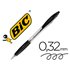 Boligrafo Bic Atlantis Negro Retractil Tinta Aceite Punta De 1 Mm