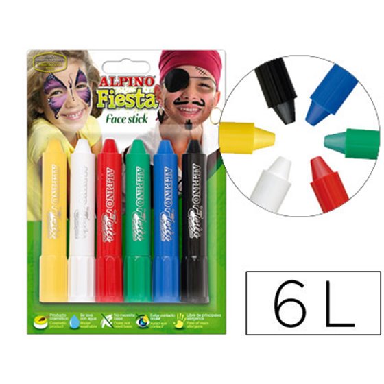 Barra Maquillaje Face Stick 6 Colores Surtidos