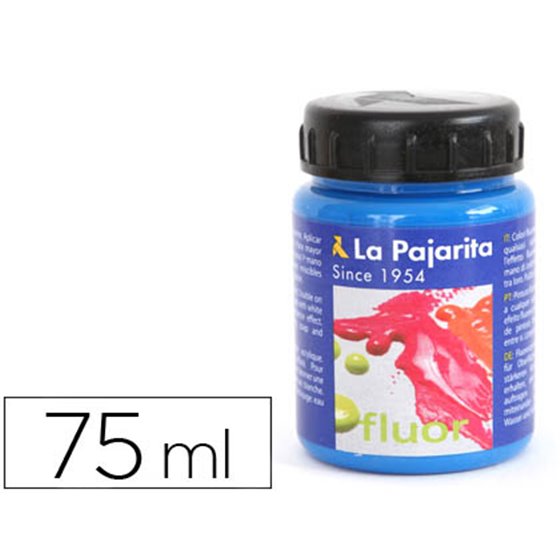 Pintura Acrilica La Pajarita F-05 Azul Luminoso 75Ml