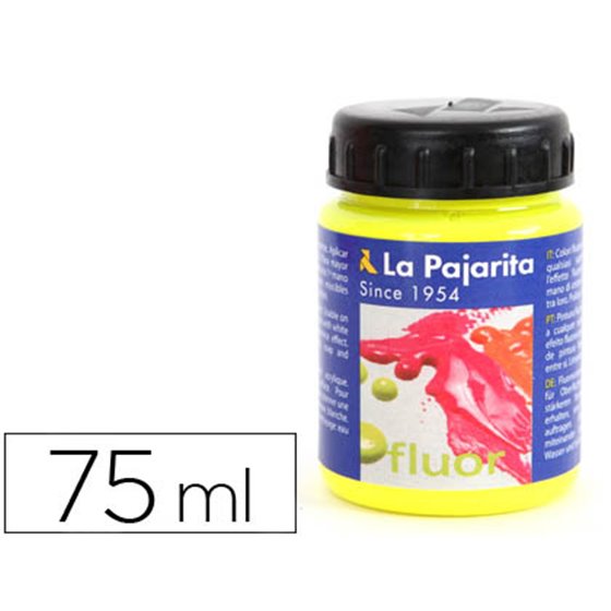 Pintura Acrilica La Pajarita F-01 Amarillo Canario 75Ml