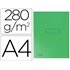 Subcarpeta Cartulina Reciclada Exacompta A4 Verde 280G/M2 Con 2 Solapas Interior