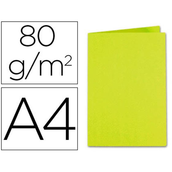 Subcarpeta Cartulina Exacompta Din A4 Verde Menta 80 Gr