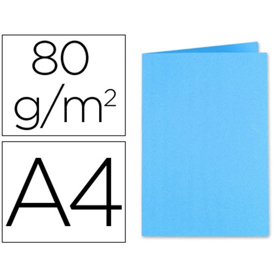 Subcarpeta Cartulina Exacompta Din A4 Turquesa 80 G/M2