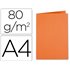 Subcarpeta Cartulina Exacompta Din A4 Naranja 80 Gr