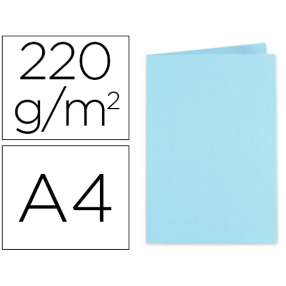 Subcarpeta Cartulina Exacompta Din A4 Azul Claro 220 Gr