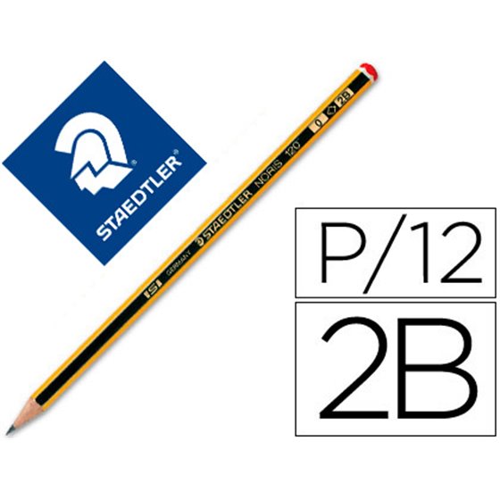 Lapices De Grafito Staedtler Noris N.0 2B Unidad