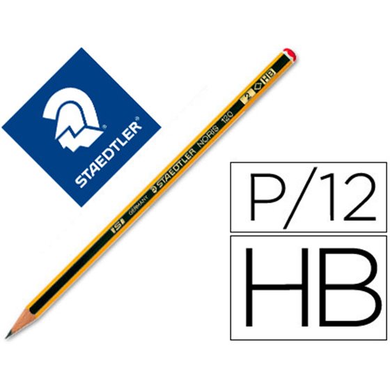 Lapices De Grafito Staedtler Noris N.2 Hb Unidad