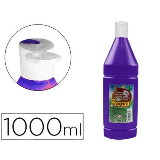 Tempera Liquida Jovi Escolar 1000 Ml Violeta
