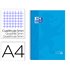 Bloc Espiral Oxford European Book Tapa Extradura Din A4 80 Hojas Cuadricula 5 Mm Color Turquesa