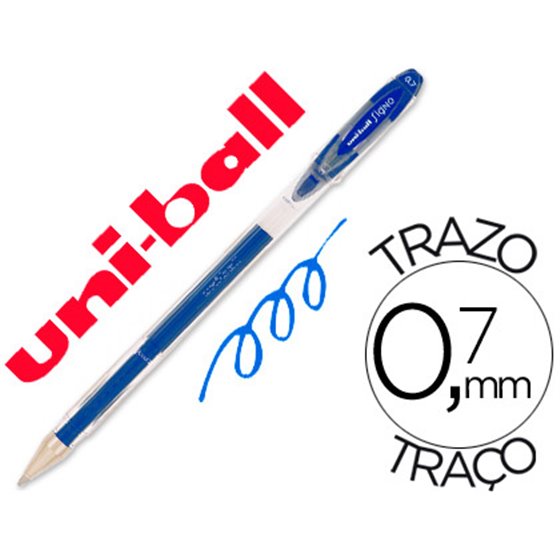 Boligrafo Uni-Ball Roller Um-120 Signo 0,7 Mm Tinta Gel Color Azul