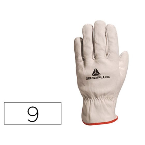 Guantes Deltaplus Piel Vacuno Especial Para Todo Tipo De Trabajos El Mas Vendido Del Mercado Talle 9