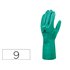 Guantes Deltaplus Tratado En Nitrilo Flocado De Algodon Especial Para Trabajos Con Liquidos Quimicos Talla 9