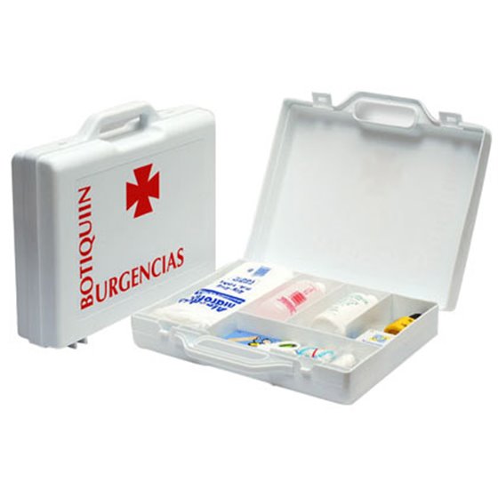 Botiquin Polipropileno Con Material Para Primeros Auxilios Forma De Maletin 270X230X70 Mm