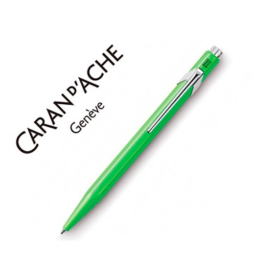Boligrafo Caran D'Ache 849 Fluo Verde Limon Punta Media