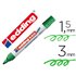 Rotulador Edding Para Pizarra Blanca 660 Color Verde Punta Redonda 1,5-3 Mm