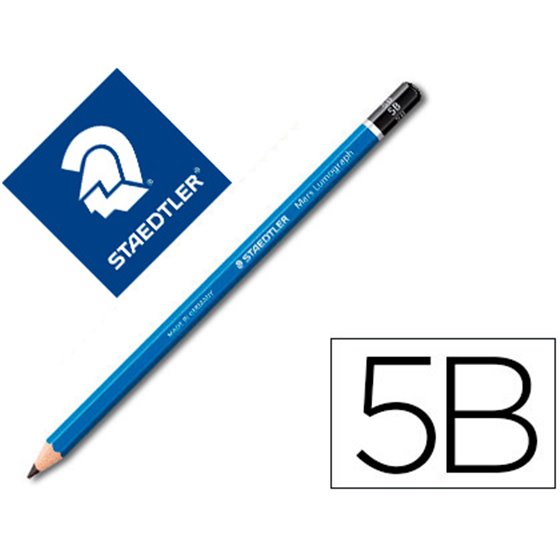 Lapices De Grafito Staedtler Mars Lumograph 100 5B Unidad