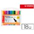 Rotulador Stabilo Punta De Fibra Point 88 Mini Estuche De 18 Unidades Colores Surtidos