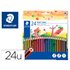 Lapices De Colores Staedtler Wopex Ecologico 24 Colores En Caja De Carton
