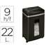 Destructora De Documentos Fellowes 450M Capacidad De Corte 9 Hojas Destruye Grapas Clips Tarjetas Y Cd 22 Litros
