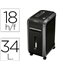 Destructora De Documentos Fellowes 99Ci Capacidad De Corte 18 Hojas Destruye Grapas Clips Tarjetas Y Cd