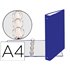 Carpeta De 4 Anillas 30Mm Redondas Exacompta Din A4 Carton Forrado Azul